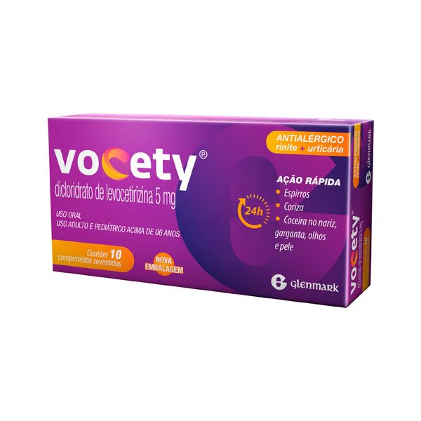 Vocety Com 10 Comprimidos Revestidos 5mg