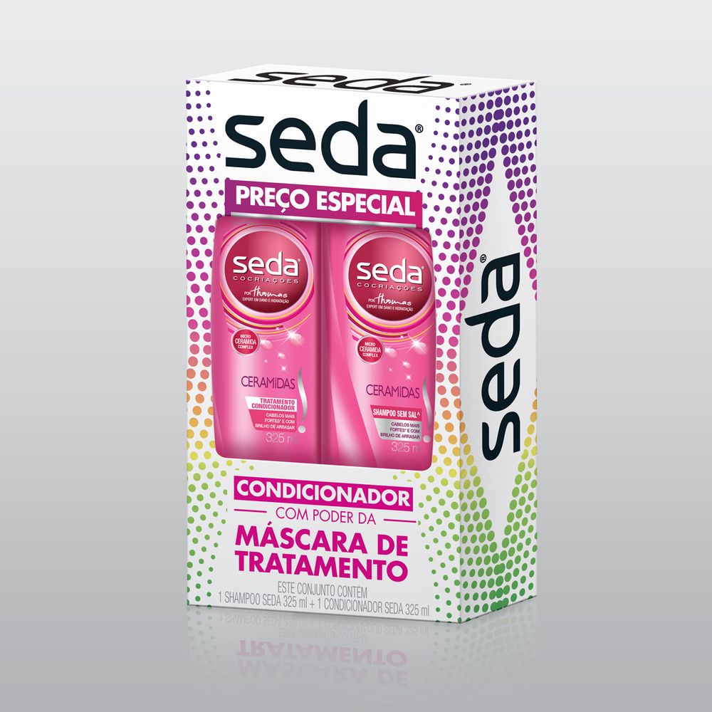 Kit Seda Ceramidas Shampoo + Condicionador 325ml - precopopular
