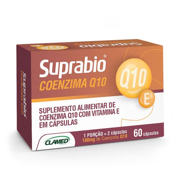 Suplemento Alimentar Suprabio Coenzima Q10 60 Cápsulas 100mg Suplemento Alimentar Suprabio Coenzima Q10 60 Capsulas 100mg