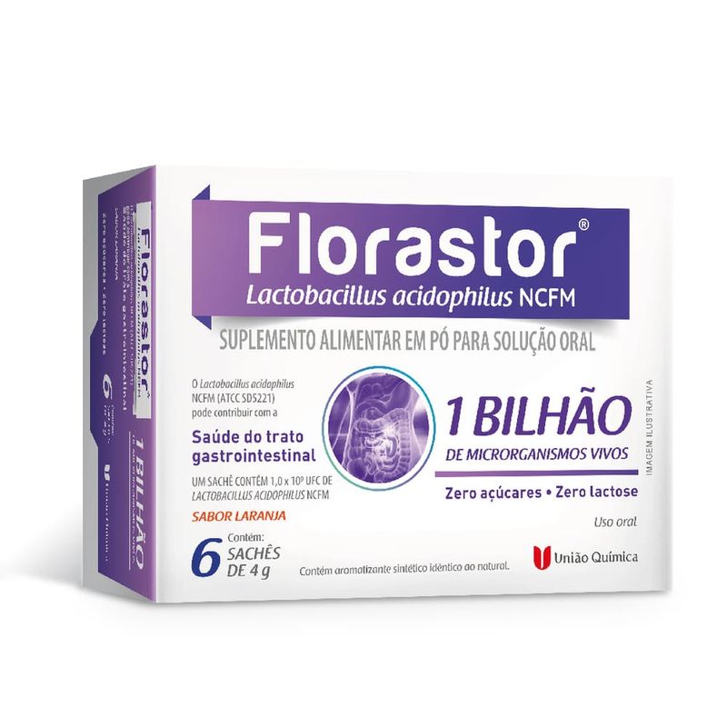 Florastor Com 6x4gr Saches 1bilhao Laranja - precopopular