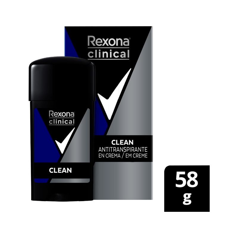 Desodorante Antitranspirante Em Creme Rexona Men Clinical Clean Com 48 –  Brasil Eu Quero!