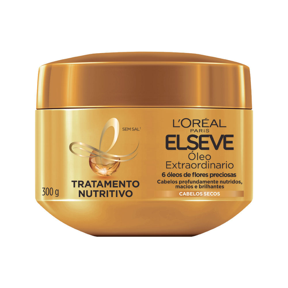 Creme De Tratamento Elseve Óleo Extraordinário Nutrição Intensa 300g