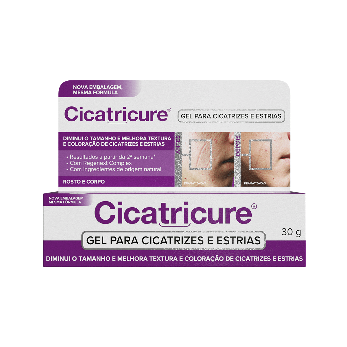 Gel Para Cicatrizes E Estrias Rosto E Corpo Cicatricure 30g