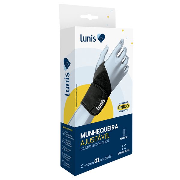 Munhequeira Lunis Ajustável Com Posicionador Tamanho Único Munhequeira Lunis Ajustavel Com Posicionador Tamanho Unico
