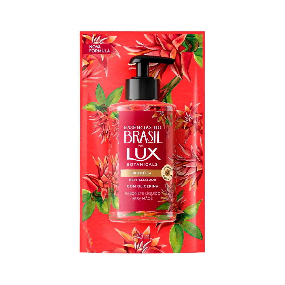Sabonete Lux Liquido Essencias Do Brasil 240ml Bromelia Refil