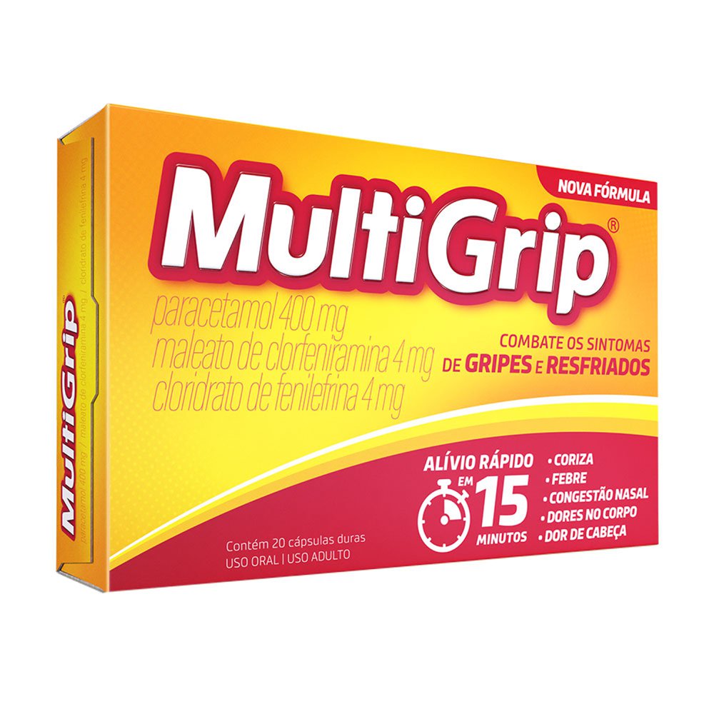 Multigrip Antigripal 20 Cápsulas