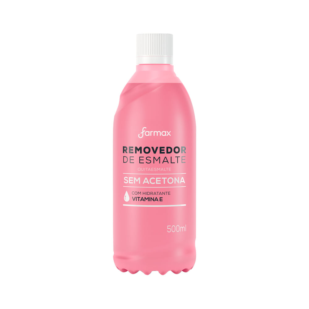 Removedor De Esmalte Farmax 500ml Sem Acetona
