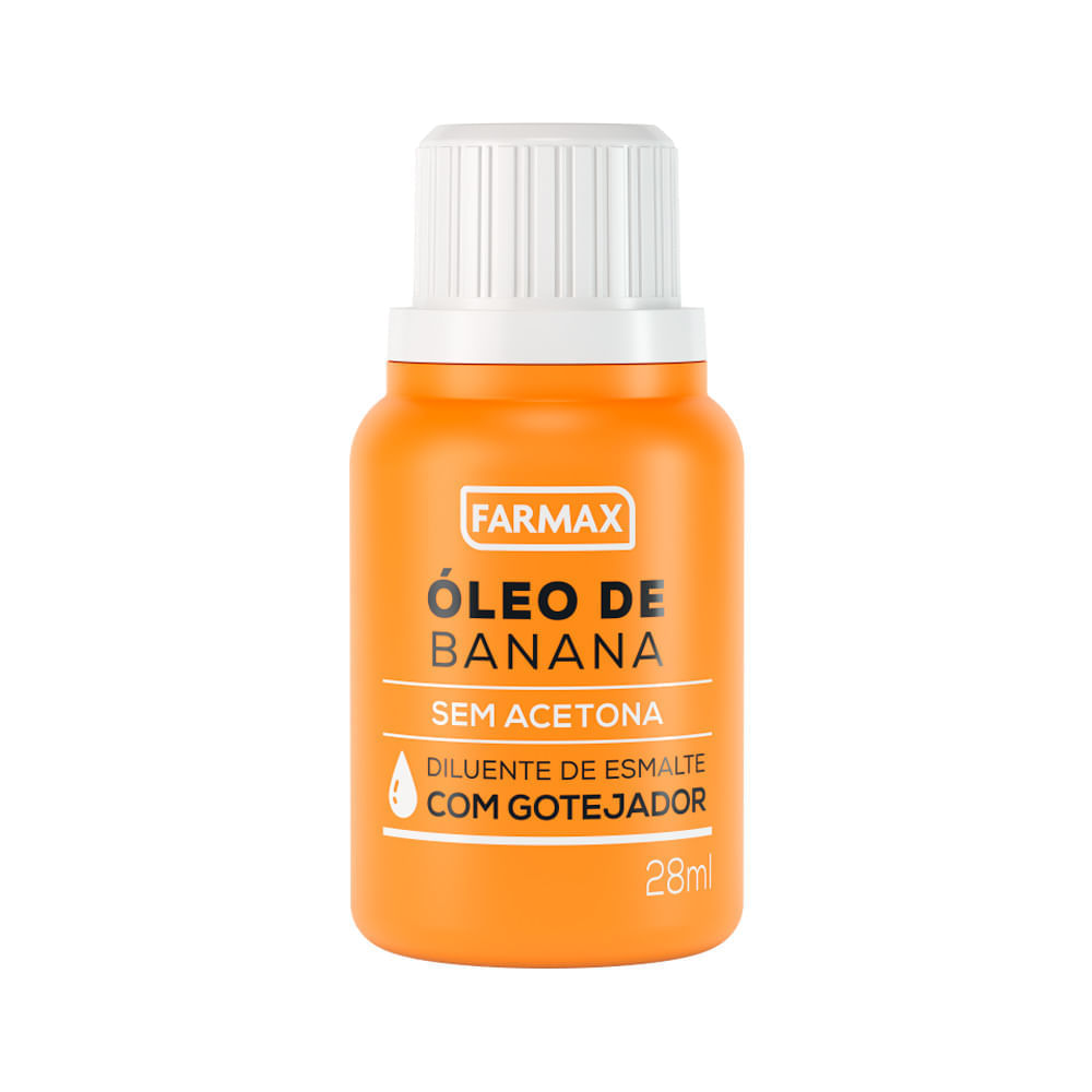 Oleo De Banana Farmax 28ml Sem Acetona