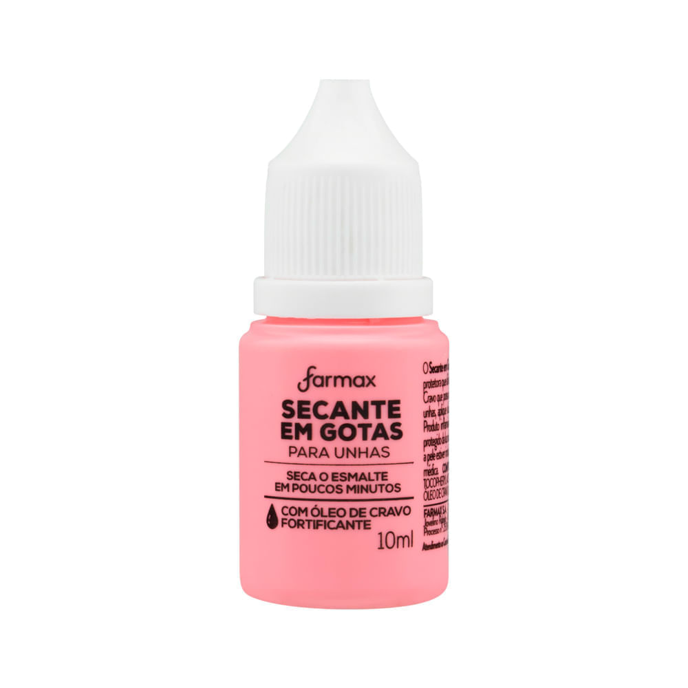 Secante Em Gotas Para Unhas Farmax 10ml