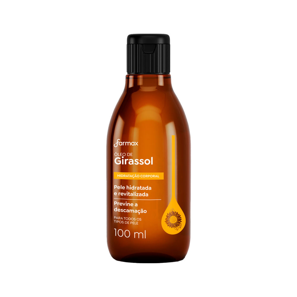 Oleo Hidratante Corporal Farmax 100ml Girassol