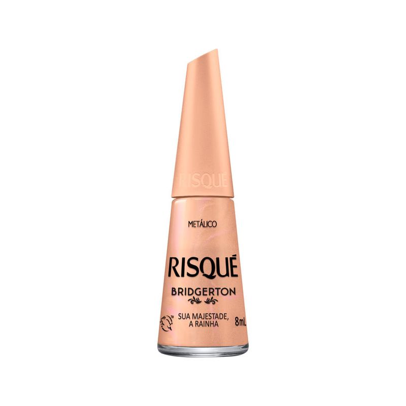 Esmalte Risque Bridgerton 8ml Metalico Sua Majestade A Rainha