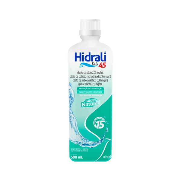 Hidrali Sais 45 500ml Solucao Oral Natural