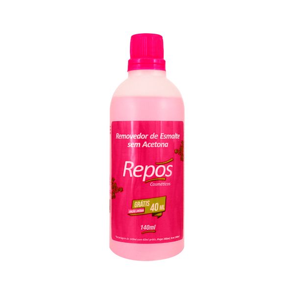 Removedor Esmalte Repos 140ml Sem Acetona