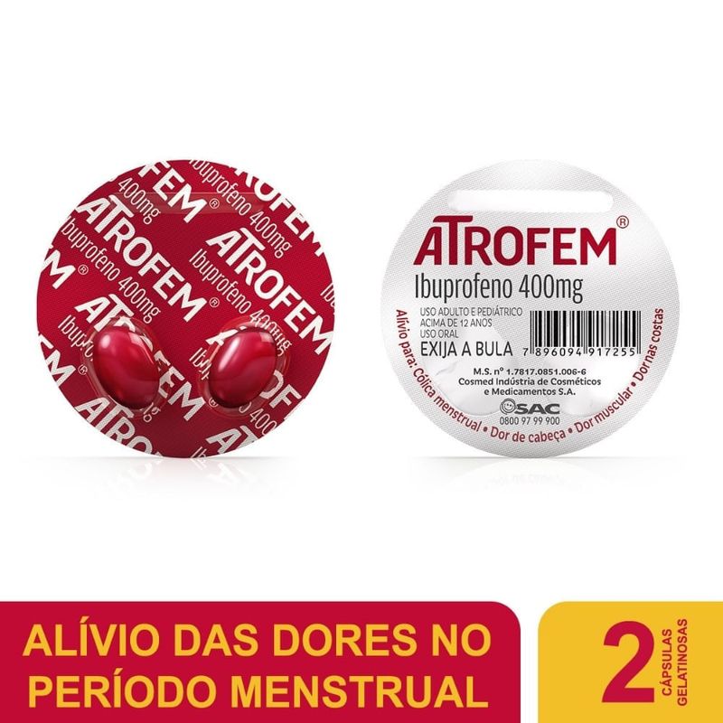 Atrofem 400mg Com 2 Capsulas