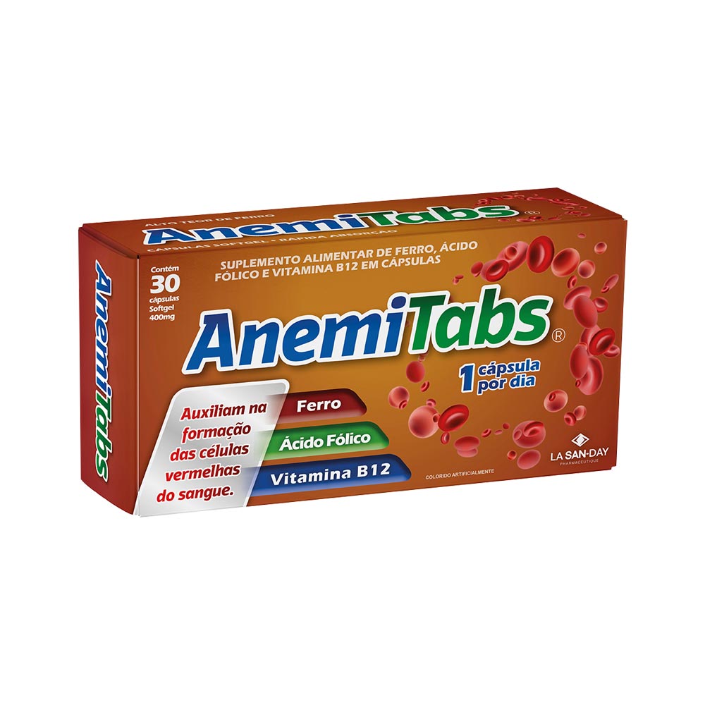 Anemitabs Com 30 Capsulas