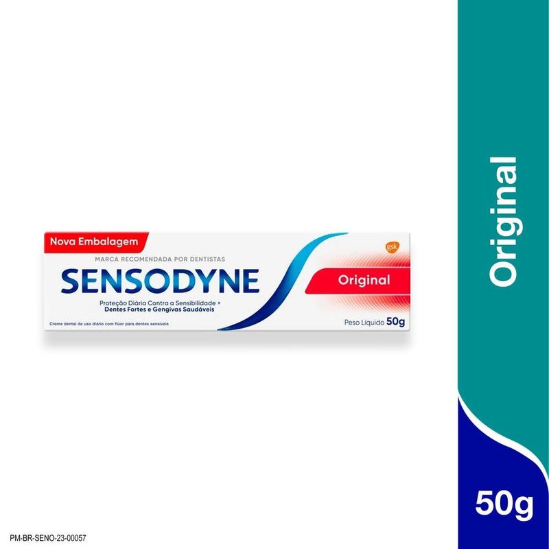 Sensodyne Original Pasta De Dente Para Dentes Sensíveis, 50g Sensodyne Original Pasta De Dente Para Dentes Sensiveis, 50g