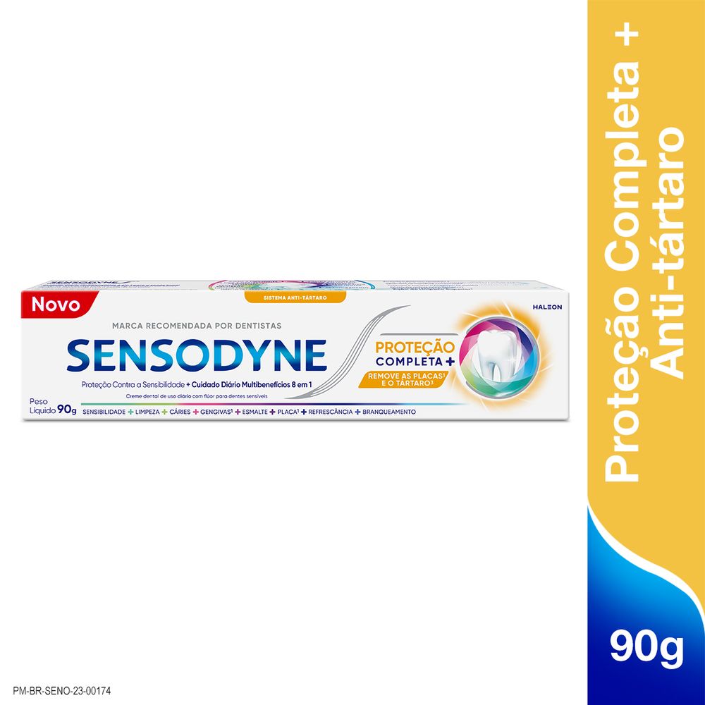 Creme Dental Sensodyne 90gr Protecao Completa Anti-tartaro