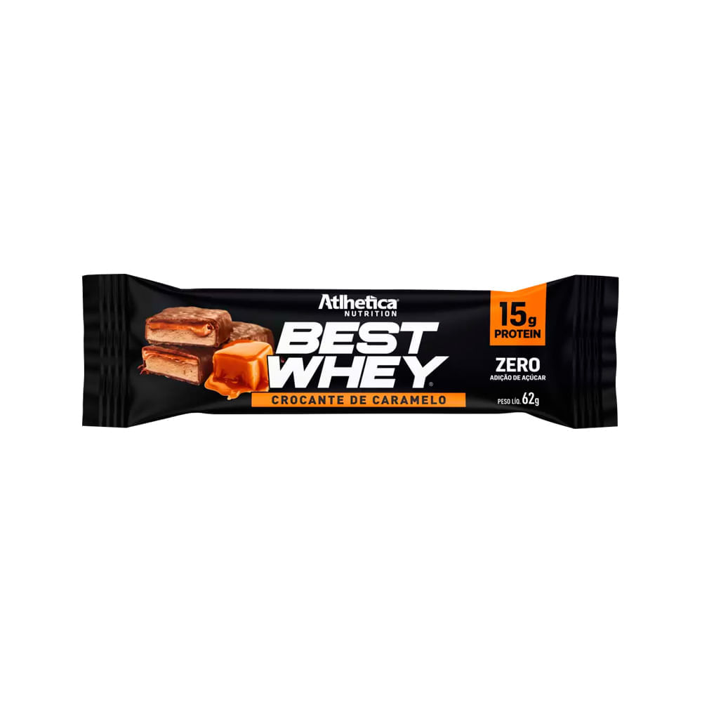 Barra De Proteina Best Whey Crocante De Caramelo 62g
