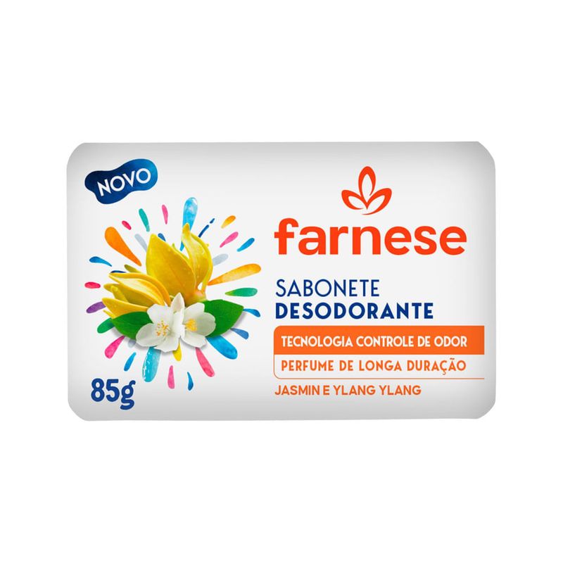 Sabonete Desodorante Farnese Jasmin E Ylang Ylang 85g