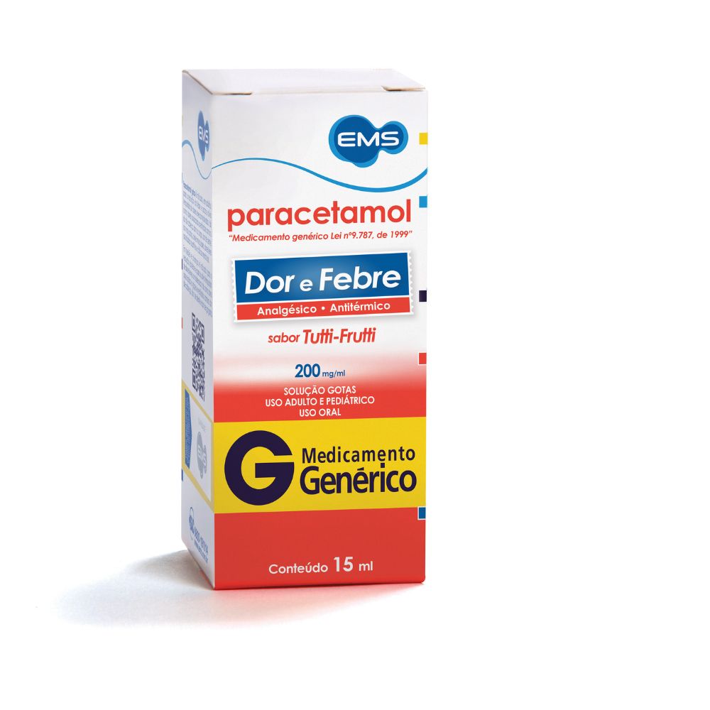 Paracetamol Ems 200mg Gotas 15ml