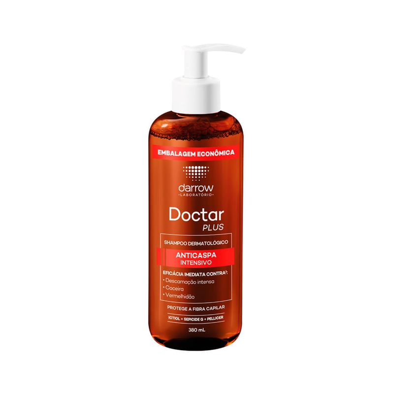 Shampoo Anticaspa Dermatológico Intensivo Darrow Doctar Plus 380ml Shampoo Anticaspa Dermatologico Intensivo Darrow Doctar Plus 380ml