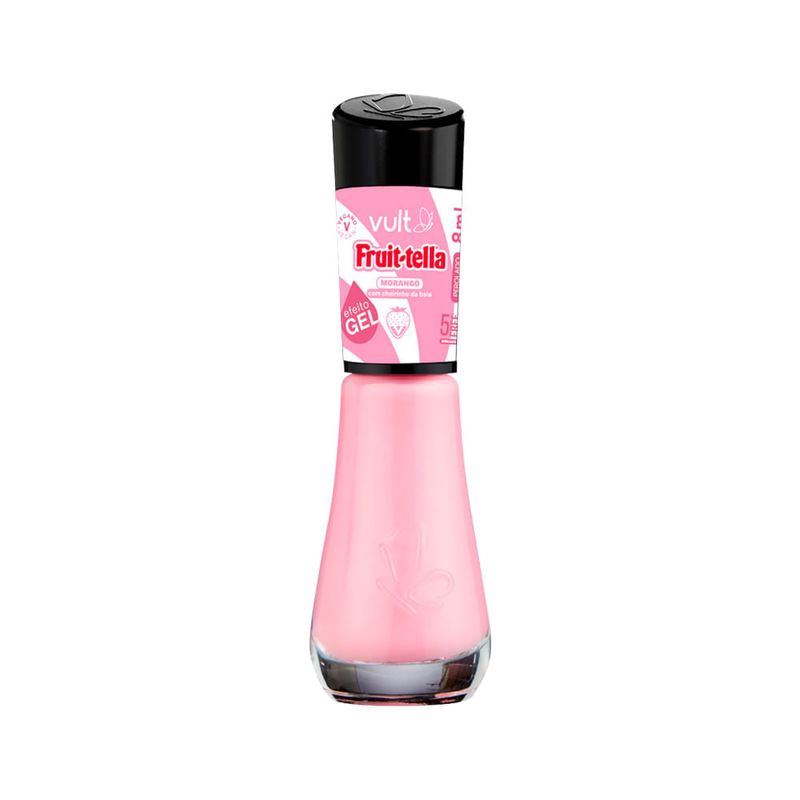 Esmalte Vult Fruit-tella 8ml Perolado Morango