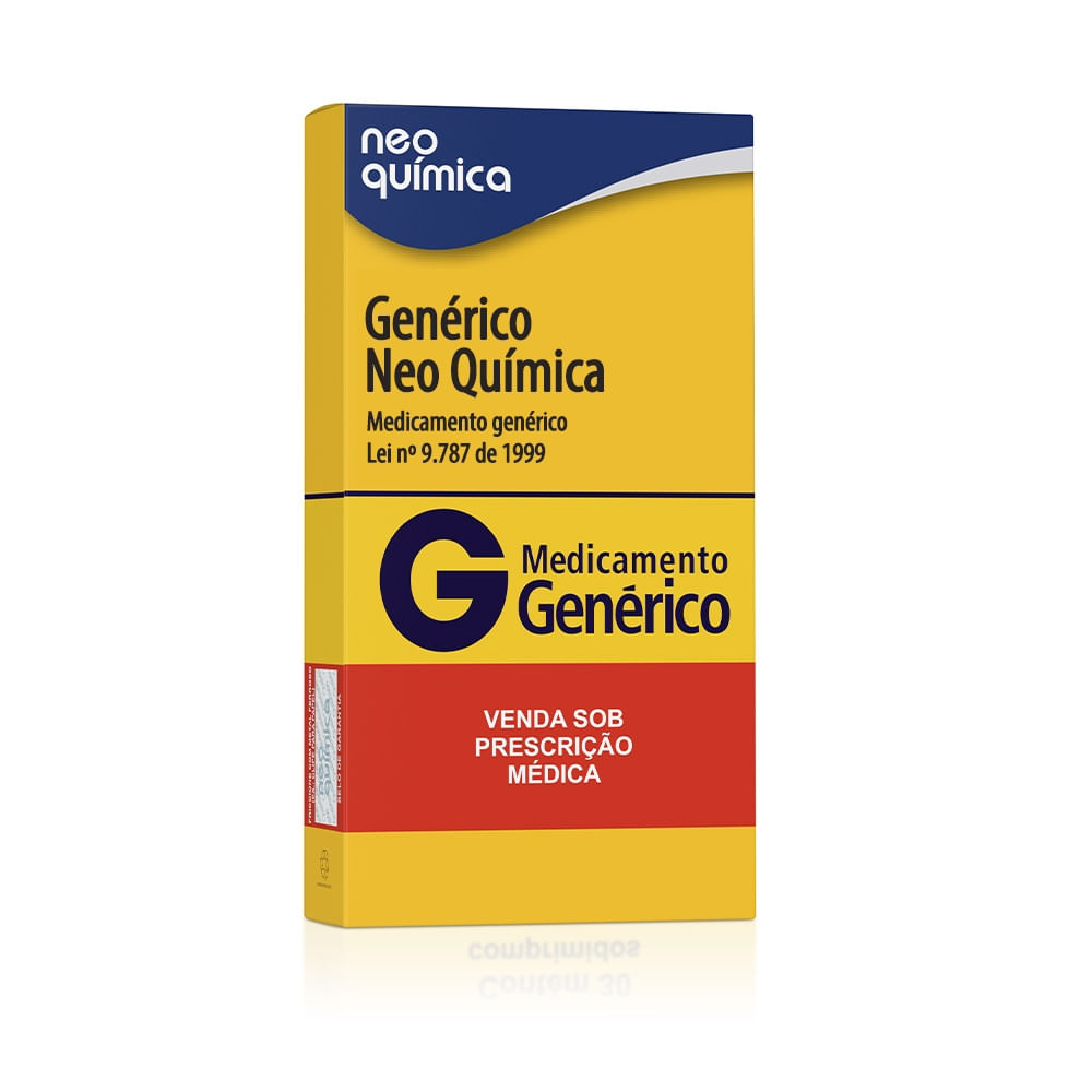 Succinato De Metoprolol Neo Quimica Com 30 Comprimidos Revestidos  Liberacao Prolongada 100mg