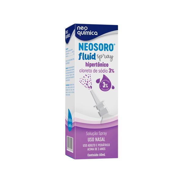 Neosoro Fluid Spray Hipertonico 60ml Spray Nasal 3%
