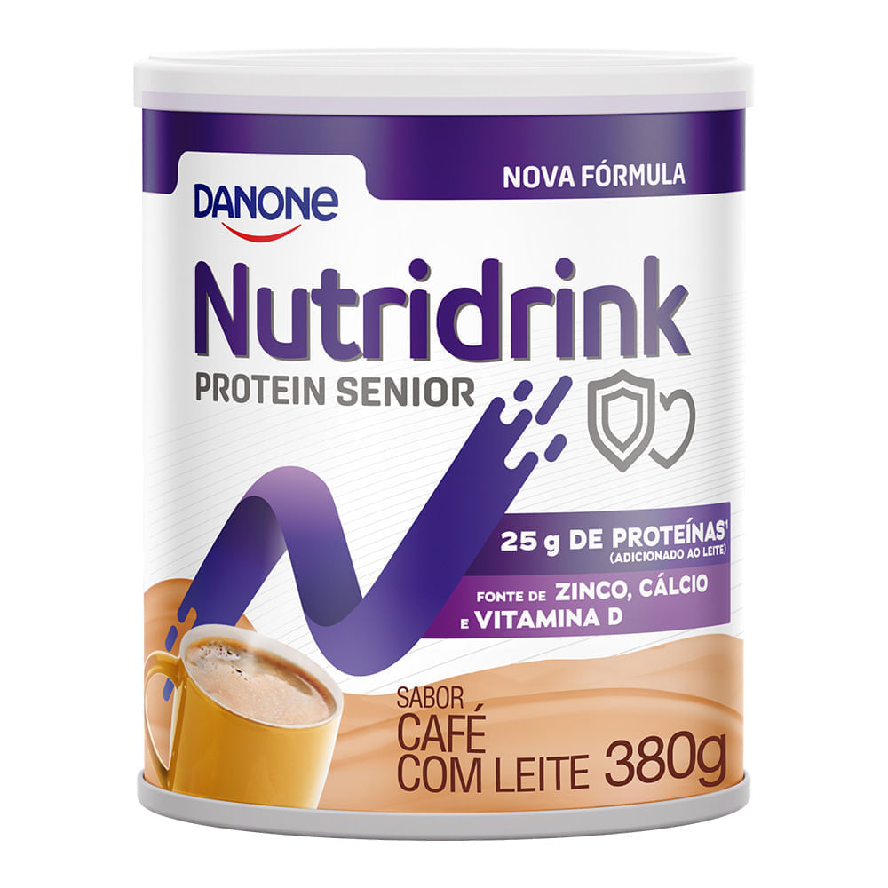 Suplemento Nutridrink Protein Senior Café Com Leite 380g