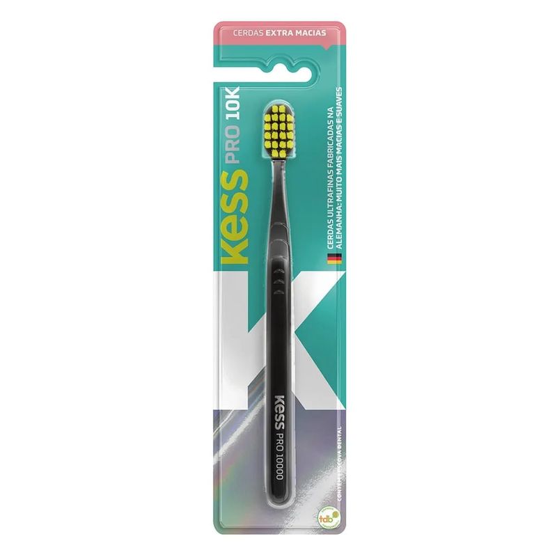 Escova Dental Kess Pro 10k Cerdas Extra Macias