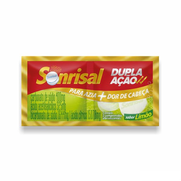 Sonrisal Limão Com 2 Comprimidos Efervescentes Sonrisal Limao Com 2 Comprimidos Efervescentes