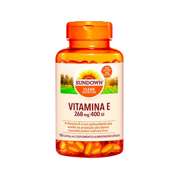 Vitamina E 400ui Sundown Com 100 Capsulas