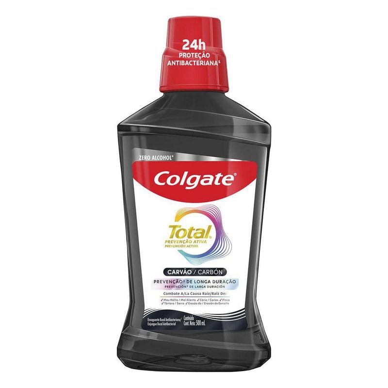Enxaguante Bucal Colgate Total Carvao 500ml