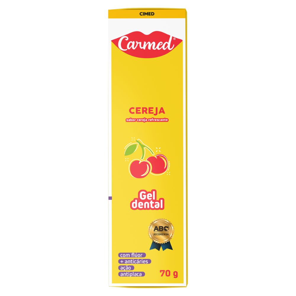 Gel Dental Carmed Cereja 70gr