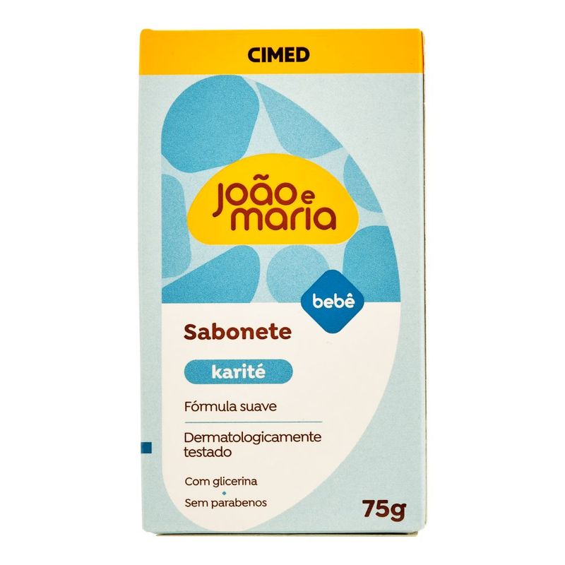 Sabonete Em Barra João E Maria Bebê Karité 75g Sabonete Em Barra Joao E Maria Bebe Karite 75g