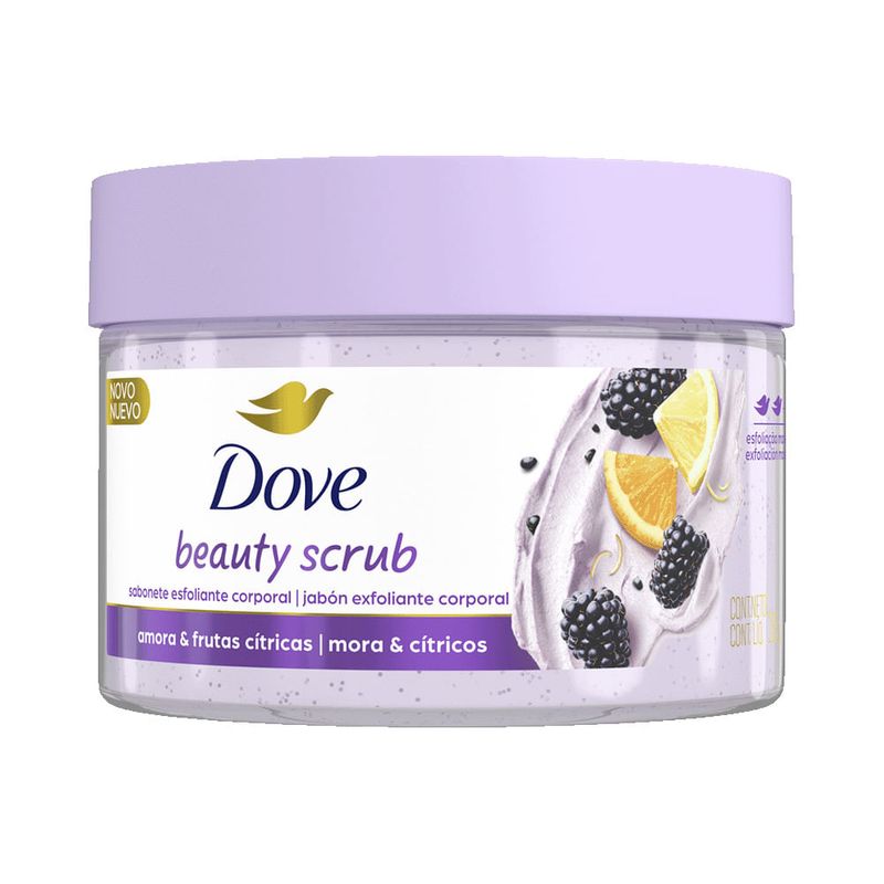Sabonete Esfoliante Corporal Dove Beauty Scrub Amora E Frutas Cítricas 280g Sabonete Esfoliante Corporal Dove Beauty Scrub Amora E Frutas Citricas 280g