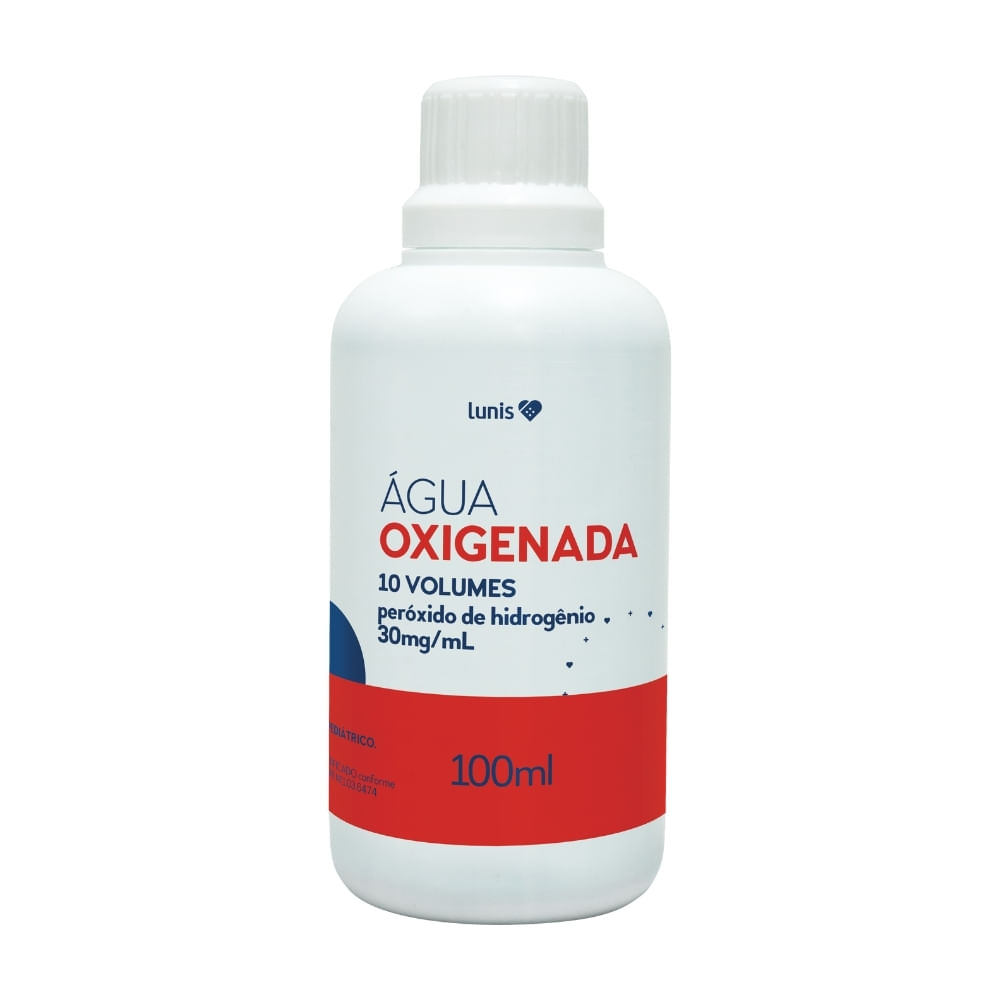Água Oxigenada Lunis 10 Volumes 100ml