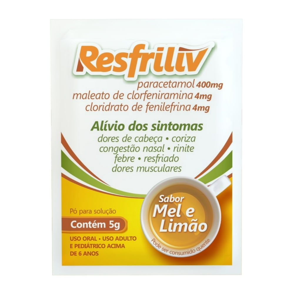 Resfriliv Mel E Limão 5g