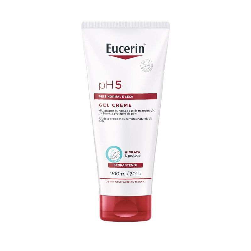 Eucerin Ph5 Hidratante 200ml Gel Creme Pele Normal A Seca