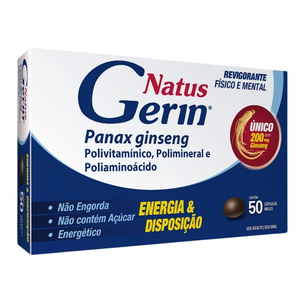 Natus Gerin Com 50 Cápsulas