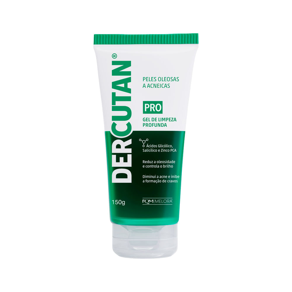 Dercutan Pro Gel Para Limpeza Profunda 150gr