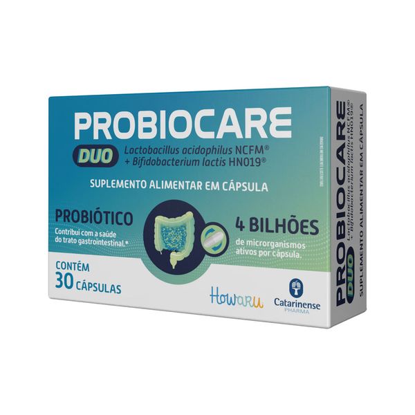 Probiocare Duo 4 Bilhoes Com 30 Capsulas