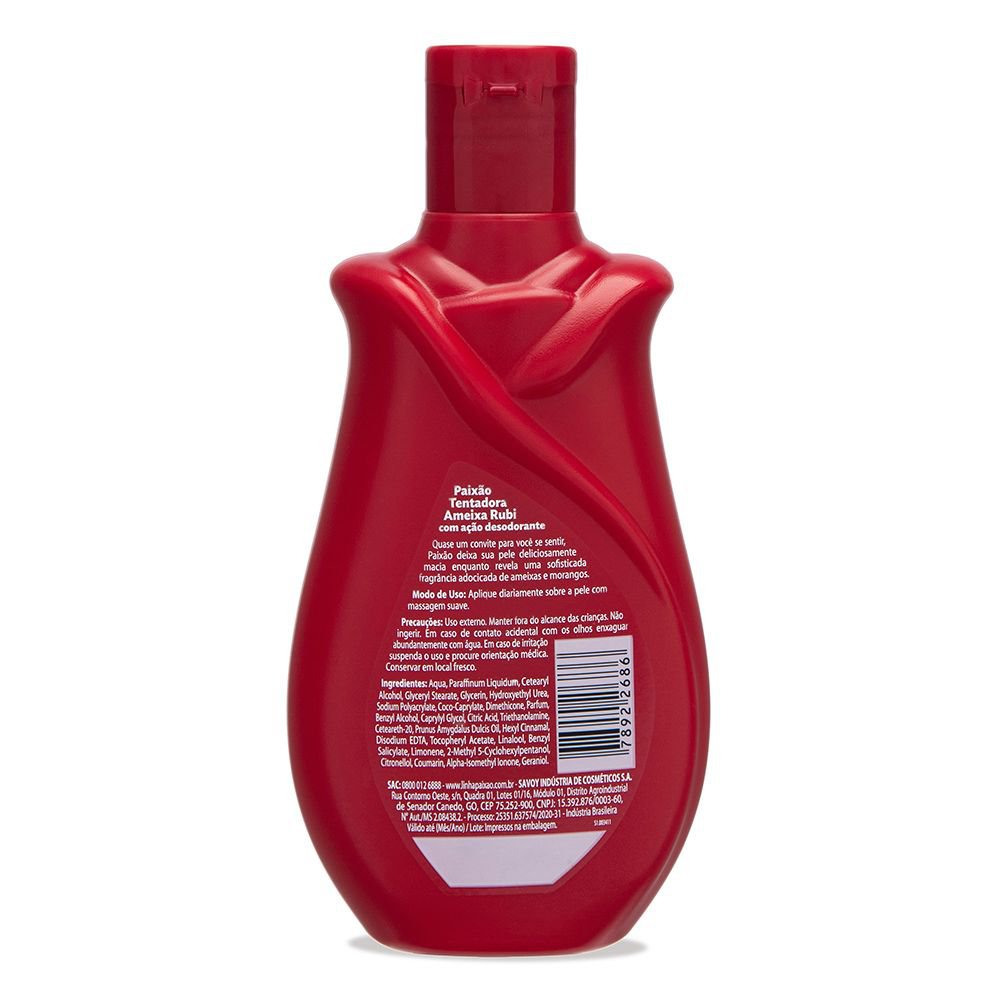 Loção Deo Hidratante Paixão Tentadora Ameixa Rubi 200ml — foto 7