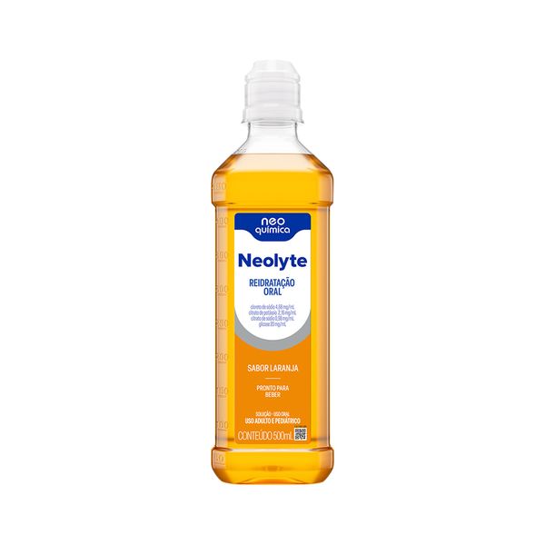 Reidratacao Oral Neolyte Solucao Oral Sabor Laranja 500ml Neo Quimica