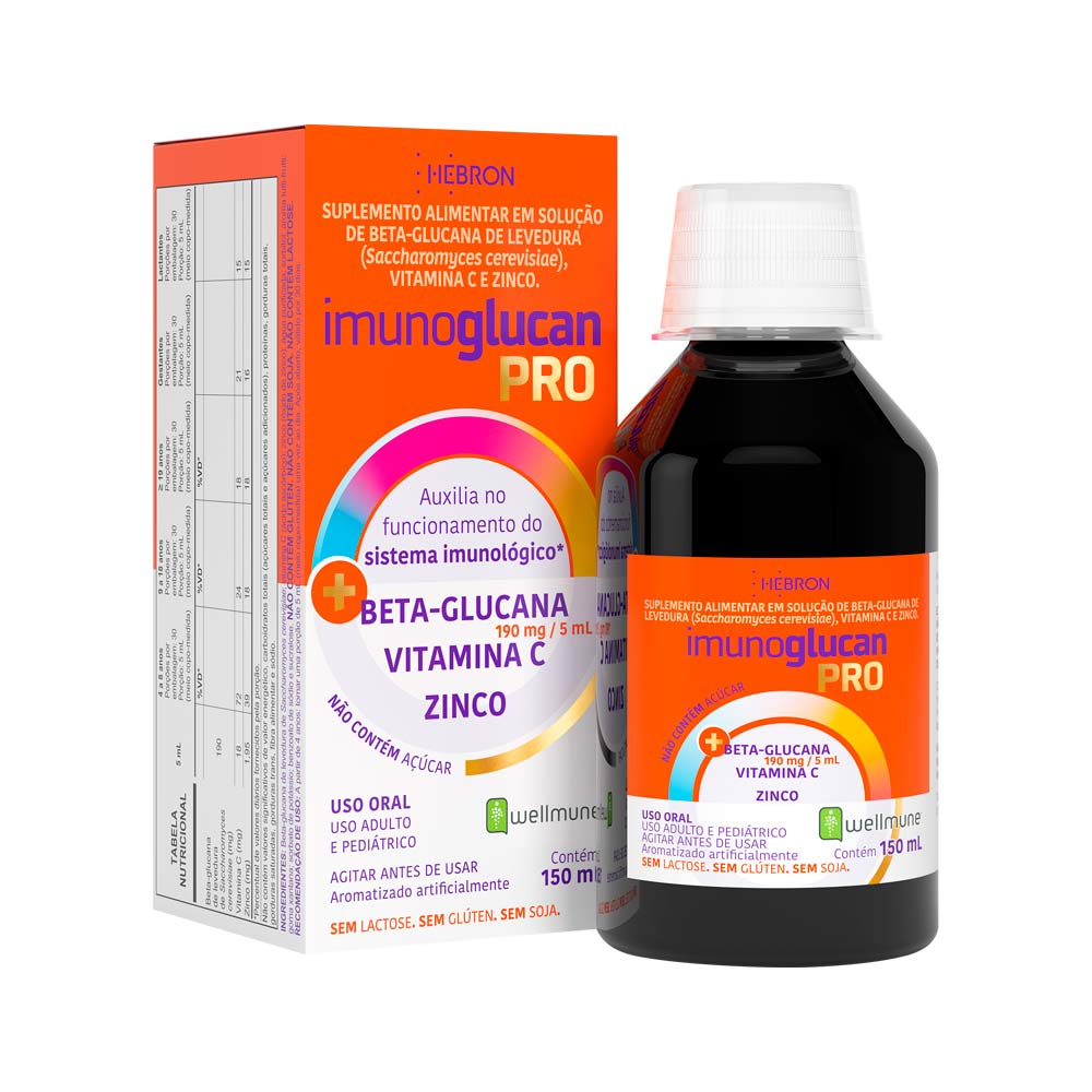 Suplemento Alimentar Imunoglucan Pro Suspensao Oral 150ml
