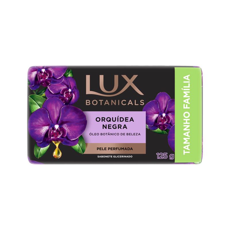 Sabonete Em Barra Lux Botanicals Orquidea Negra 125gr