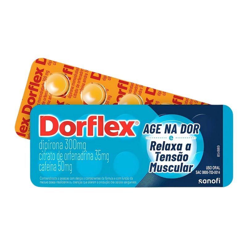 Dorflex Analgésico E Relaxante Muscular 10 Comprimidos Dorflex Analgesico E Relaxante Muscular 10 Comprimidos