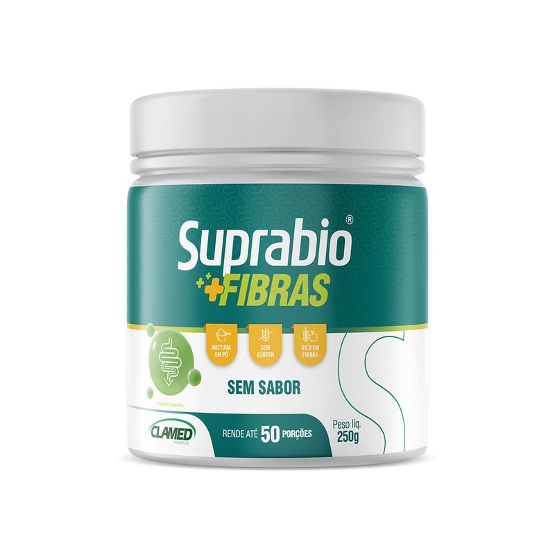 Suplemento Alimentar Em Pó Suprabio Fibras 250g Suplemento Alimentar Em Po Suprabio Fibras 250g