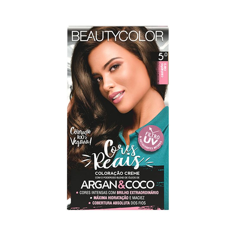 Tinta Beautycolor 5.0 Cor Castanho Claro