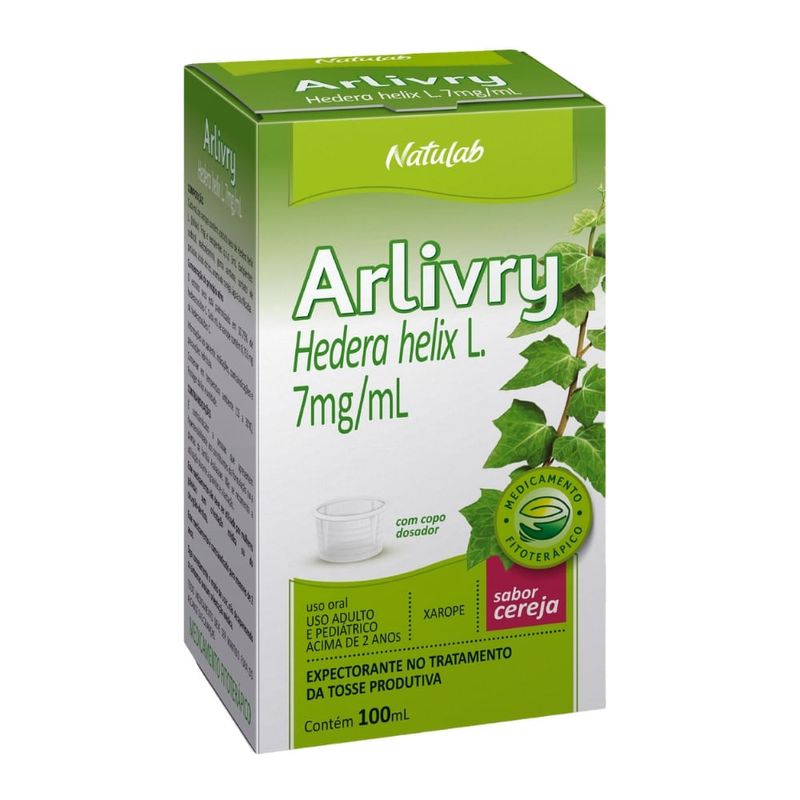 Arlivry Cereja 7mg Xarope 100ml
